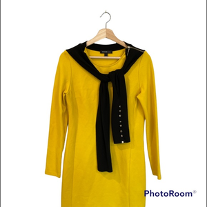 WAGGON Paris fast fashion dress‎ yellow XL